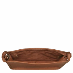 Longchamp Le Foulonné M Crossbody Bag Caramel - Leather -Longchamp 10140021121 5