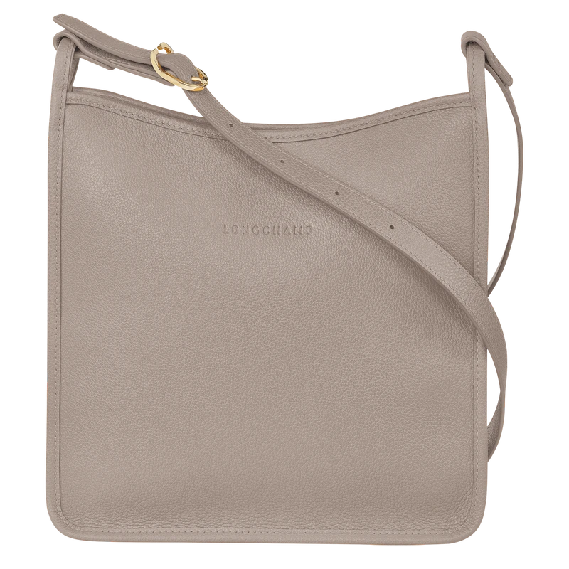 Longchamp Le Foulonné M Crossbody Bag Turtledove - Leather 3 Longchamp Le Foulonné M Crossbody Bag Turtledove - Leather