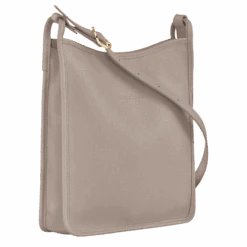 Longchamp Le Foulonné M Crossbody Bag Turtledove - Leather 8 Longchamp Le Foulonné M Crossbody Bag Turtledove - Leather -Longchamp 10140021P55 2