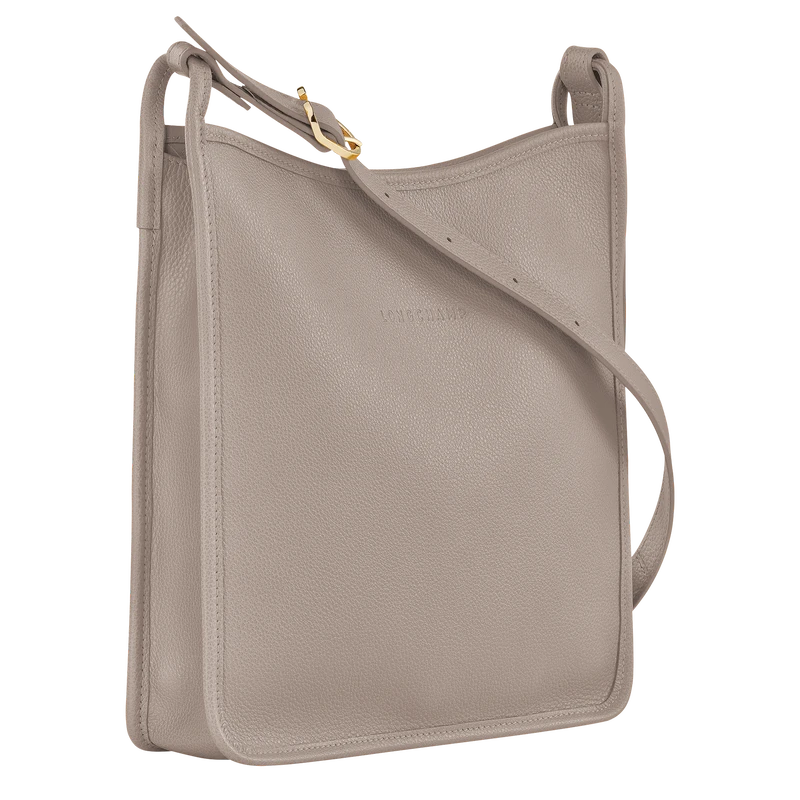 Longchamp Le Foulonné M Crossbody Bag Turtledove - Leather 5 Longchamp Le Foulonné M Crossbody Bag Turtledove - Leather - Image 3