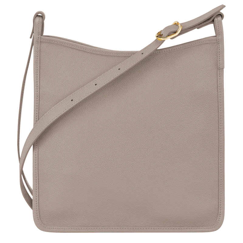 Longchamp Le Foulonné M Crossbody Bag Turtledove - Leather 6 Longchamp Le Foulonné M Crossbody Bag Turtledove - Leather - Image 4