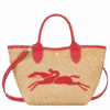 Longchamp Le Panier Pliage S Basket Bag Red - Canvas 2 Longchamp Le Panier Pliage S Basket Bag Red - Canvas -Longchamp 10144HZB545 0