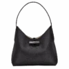 Longchamp Roseau M Hobo Bag Black - Leather -Longchamp 10153HPN001 0