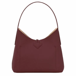 Longchamp Roseau M Hobo Bag Plum - Leather -Longchamp 10153HPN261 3