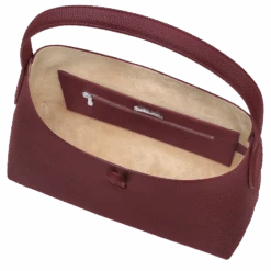 Longchamp Roseau M Hobo Bag Plum - Leather -Longchamp 10153HPN261 5