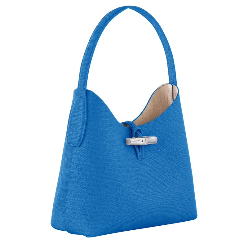 Longchamp Roseau M Hobo Bag Cobalt - Leather 5 Longchamp Roseau M Hobo Bag Cobalt - Leather - Image 3