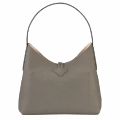 Longchamp Roseau M Hobo Bag Turtledove - Leather -Longchamp 10153HPNP55 3