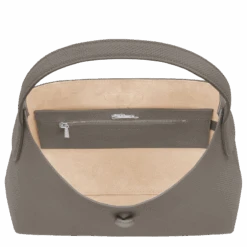 Longchamp Roseau M Hobo Bag Turtledove - Leather -Longchamp 10153HPNP55 5