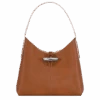 Longchamp Roseau M Hobo Bag Cognac - Leather 2 Longchamp Roseau M Hobo Bag Cognac - Leather -Longchamp 10153HQS504 0