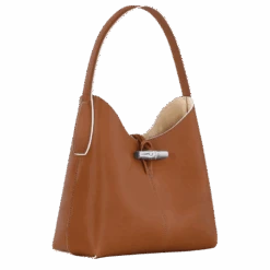 Longchamp Roseau M Hobo Bag Cognac - Leather -Longchamp 10153HQS504 2