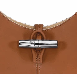 Longchamp Roseau M Hobo Bag Cognac - Leather -Longchamp 10153HQS504 6