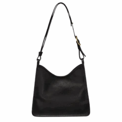 Longchamp Le Foulonné M Hobo Bag Black - Leather -Longchamp 10155021001 3