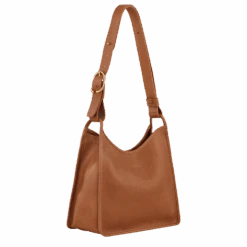 Longchamp Le Foulonné M Hobo Bag Caramel - Leather -Longchamp 10155021121 2