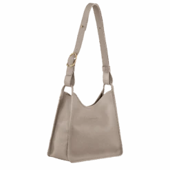 Longchamp Le Foulonné M Hobo Bag Turtledove - Leather -Longchamp 10155021P55 2