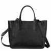 Longchamp Le Foulonné M Tote Bag Black - Leather -Longchamp 10156021001 0
