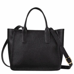 Longchamp Le Foulonné M Tote Bag Black - Leather -Longchamp 10156021001 3
