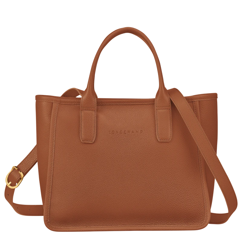 Longchamp Le Foulonné M Tote Bag Caramel - Leather 3 Longchamp Le Foulonné M Tote Bag Caramel - Leather