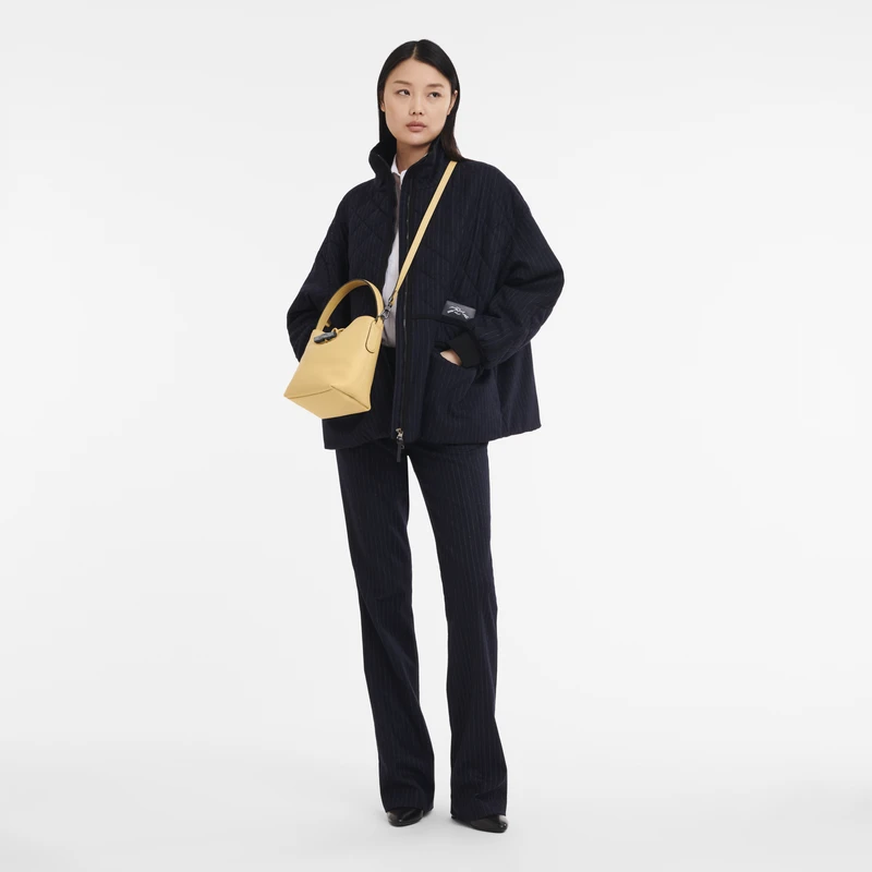 Longchamp Roseau Essential XS Bucket Bag Wheat - Leather 4 Longchamp Roseau Essential XS Bucket Bag Wheat - Leather - Image 2