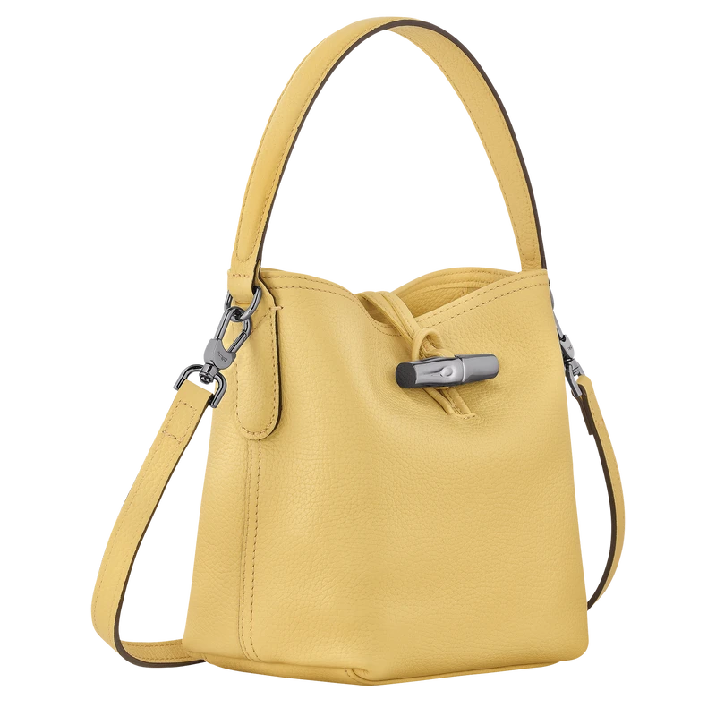 Longchamp Roseau Essential XS Bucket Bag Wheat - Leather 5 Longchamp Roseau Essential XS Bucket Bag Wheat - Leather - Image 3