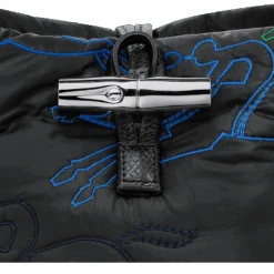 Longchamp Roseau Essential S Bucket Bag Black - Canvas -Longchamp 10159HDN001 6