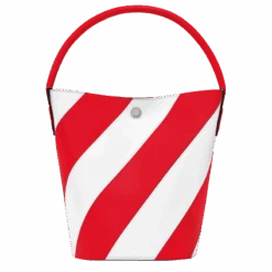Longchamp Épure S Bucket Bag Red/White - Leather -Longchamp 10161HCZ378 4