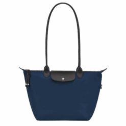 Longchamp Le Pliage Energy L Tote Bag Navy - Recycled Canvas