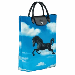 Longchamp X ToiletPaper M Tote Bag Cloud Blue - Canvas 9 Longchamp X ToiletPaper M Tote Bag Cloud Blue - Canvas -Longchamp 10168TPB427 2