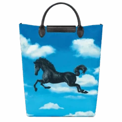 Longchamp X ToiletPaper M Tote Bag Cloud Blue - Canvas 10 Longchamp X ToiletPaper M Tote Bag Cloud Blue - Canvas -Longchamp 10168TPB427 3