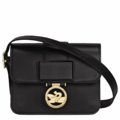 Longchamp Box-Trot S Crossbody Bag Black - Leather