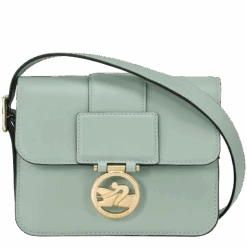 Longchamp Box-Trot S Crossbody Bag Green-gray - Leather