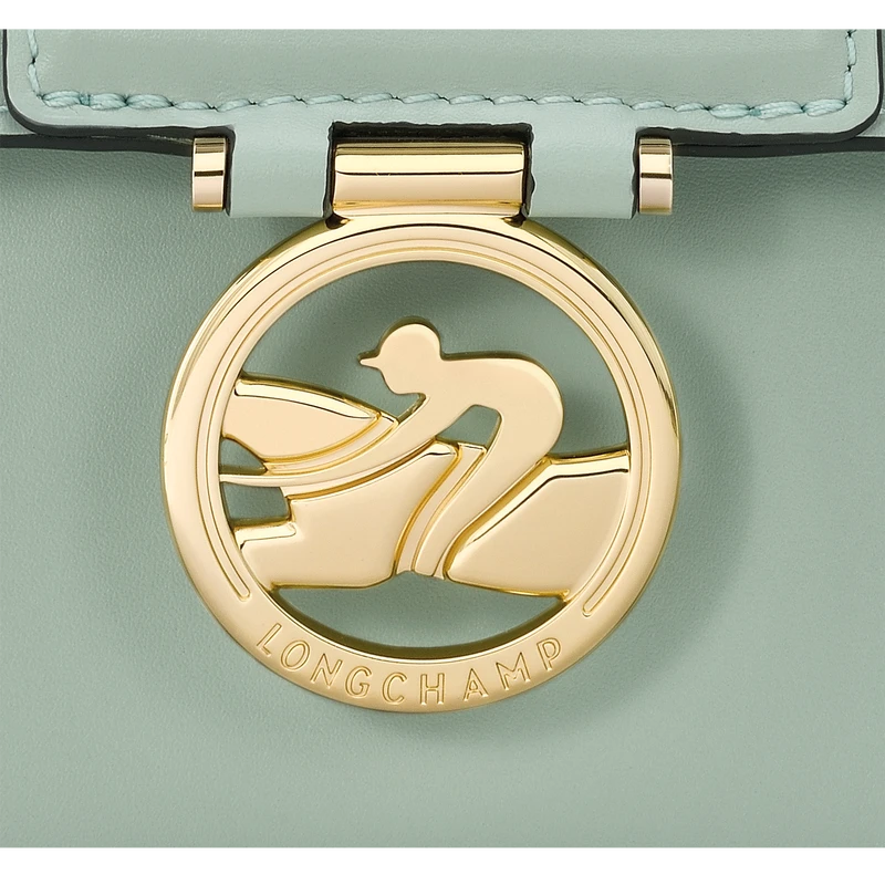 Longchamp Box-Trot S Crossbody Bag Green-gray - Leather 5 Longchamp Box-Trot S Crossbody Bag Green-gray - Leather - Image 3