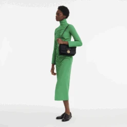 Longchamp Box-Trot M Crossbody Bag Black - Leather -Longchamp 10175HAU001 10