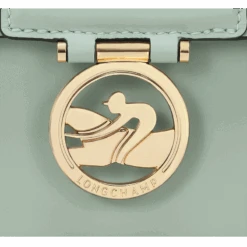 Longchamp Box-Trot M Crossbody Bag Green-gray - Leather -Longchamp 10175HAUM00 6