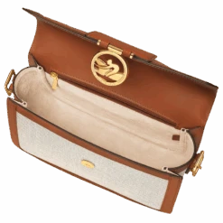 Longchamp Box-Trot M Crossbody Bag Cognac - Canvas -Longchamp 10175HBX504 5