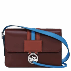 Longchamp Box-Trot M Crossbody Bag Plum - Leather