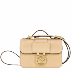 Longchamp Box-Trot XS Crossbody Bag Straw - Leather