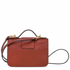 Longchamp Box-Trot XS Crossbody Bag Mahogany - Leather -Longchamp 10180HAU204 3