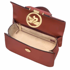 Longchamp Box-Trot XS Crossbody Bag Mahogany - Leather -Longchamp 10180HAU204 5