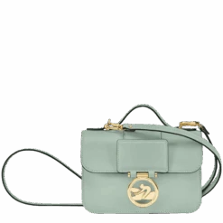 Longchamp Box-Trot XS Crossbody Bag Green-gray - Leather