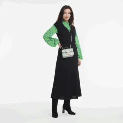 Longchamp Box-Trot XS Crossbody Bag Green-gray - Leather -Longchamp 10180HAUM00 1