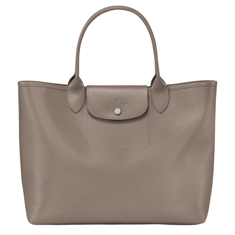 Longchamp Le Pliage City L Tote Bag Taupe - Canvas 3 Longchamp Le Pliage City L Tote Bag Taupe - Canvas