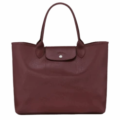 Longchamp Le Pliage City L Tote Bag Plum - Canvas
