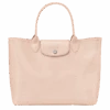 Longchamp Le Pliage City L Tote Bag Nude - Canvas