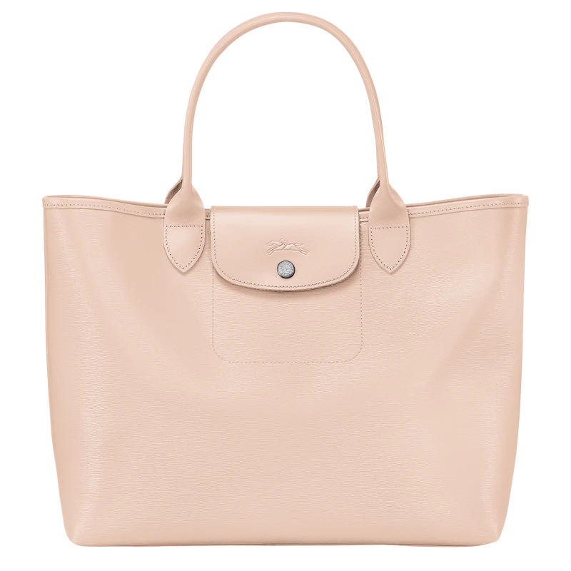Longchamp Le Pliage City L Tote Bag Nude - Canvas 3 Longchamp Le Pliage City L Tote Bag Nude - Canvas