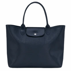 Front Page 53 Longchamp Le Pliage City L Tote Bag Navy - Canvas