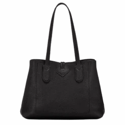 Longchamp Roseau Essential M Tote Bag Black - Leather -Longchamp 10183968001 3