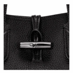 Longchamp Roseau Essential M Tote Bag Black - Leather -Longchamp 10183968001 6