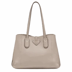 Longchamp Roseau Essential M Tote Bag Clay - Leather -Longchamp 10183968266 3