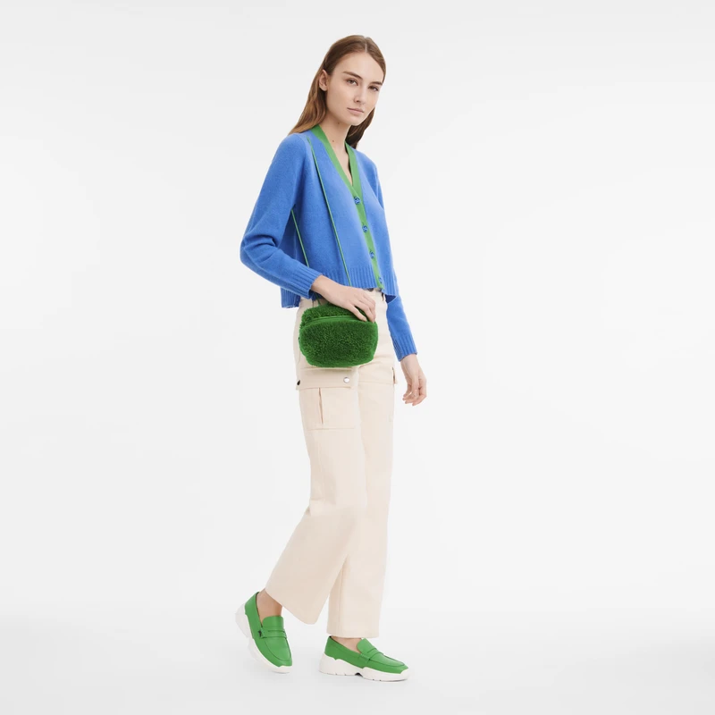 Longchamp Le Pliage Xtra XS Crossbody Bag Lawn - Leather 4 Longchamp Le Pliage Xtra XS Crossbody Bag Lawn - Leather - Image 2