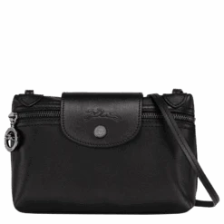Longchamp Le Pliage Xtra Crossbody Bag Black - Leather